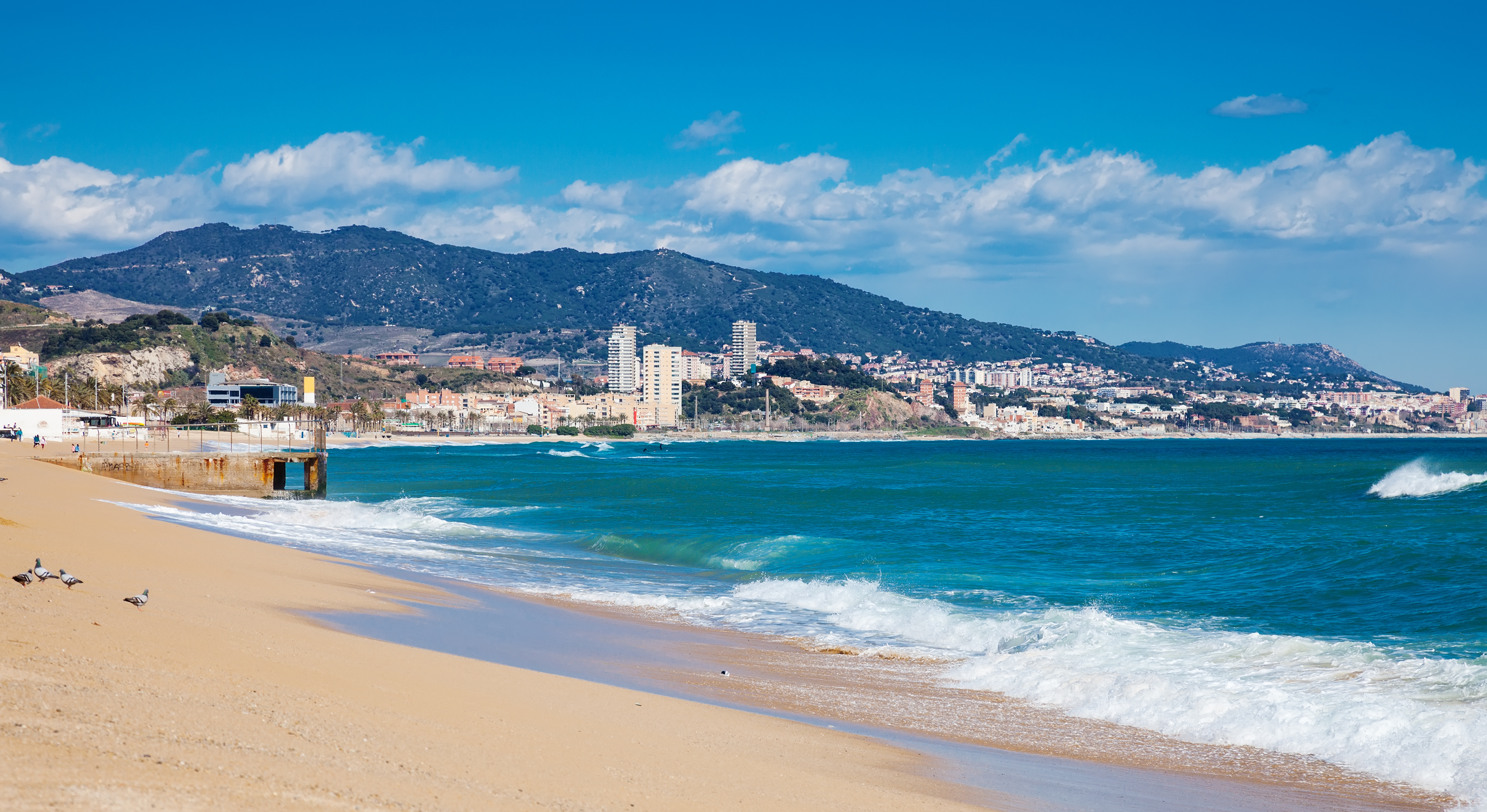 La playa de Badalona. Foto: shutterstock. La playa de Badalona. Foto: shutterstock.