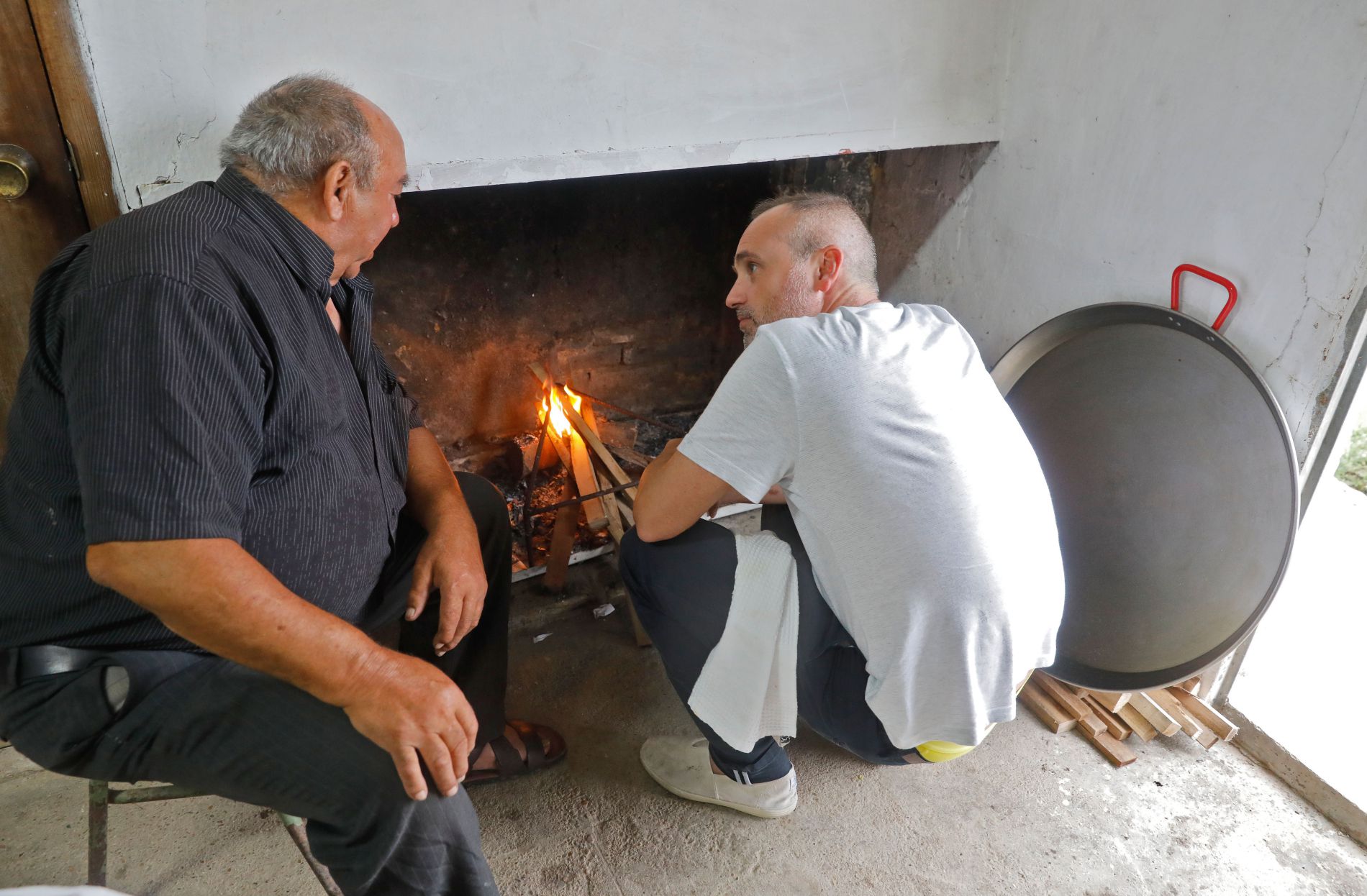 Arroces 'Molino Roca': Rodrigo de la Calle y el tio Vicent Arroces 'Molino Roca': Rodrigo de la Calle y el tio Vicent