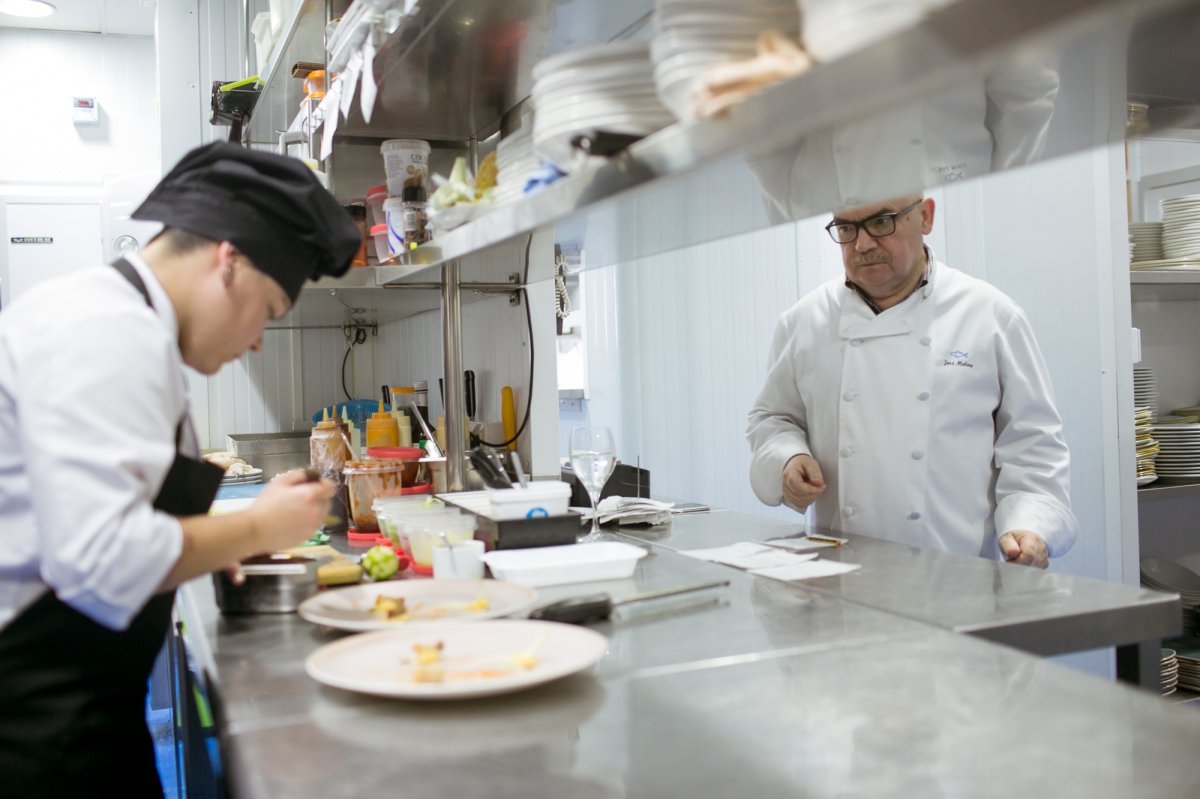 Con 40 años en el Campero, José Melero supervisa todo lo que pasa en cocina. Con 40 años en el Campero, José Melero supervisa todo lo que pasa en cocina.