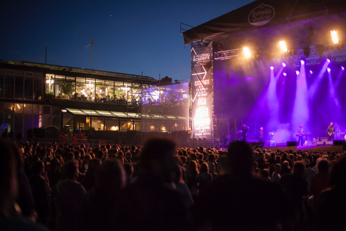 Desde las 19 h en adelante, hay entre uno y tres conciertos por día y escenario. Foto: Festival Noroeste. Desde las 19 h en adelante, hay entre uno y tres conciertos por día y escenario. Foto: Festival Noroeste.