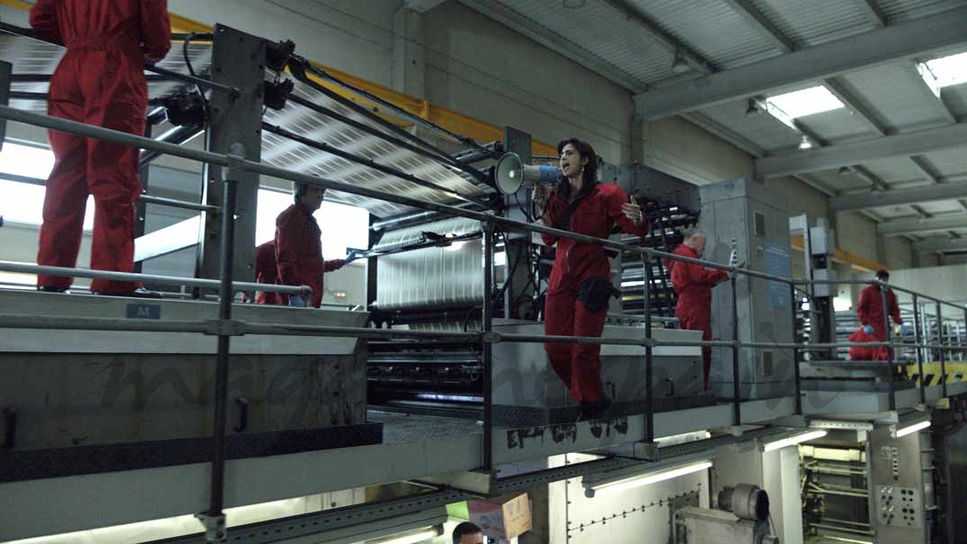 La Casa de Papel - talleres de impresión. La Casa de Papel - talleres de impresión.