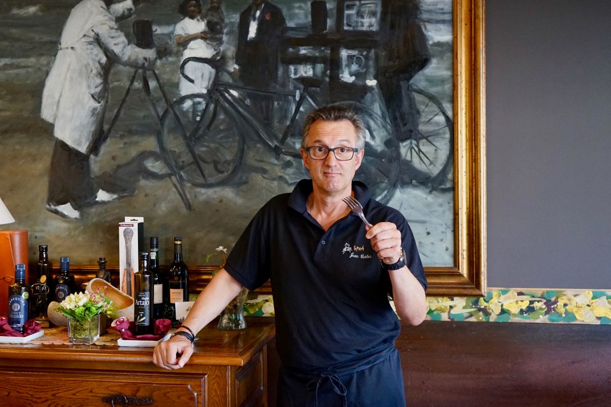 Juan Carlos Menéndez, del restaurante 'Sport'. Juan Carlos Menéndez, del restaurante 'Sport'.