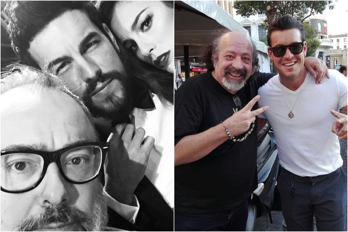 Con Álex de la Iglesia y otros colegos del sector. Fotos: Instagram. Con Álex de la Iglesia y otros colegos del sector. Fotos: Instagram.