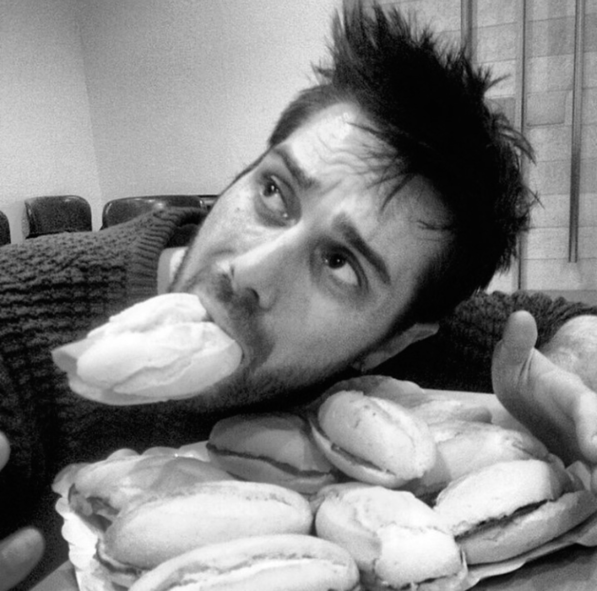 El presentador, amigo del 'catering'. Foto: Instagram. El presentador, amigo del 'catering'. Foto: Instagram.