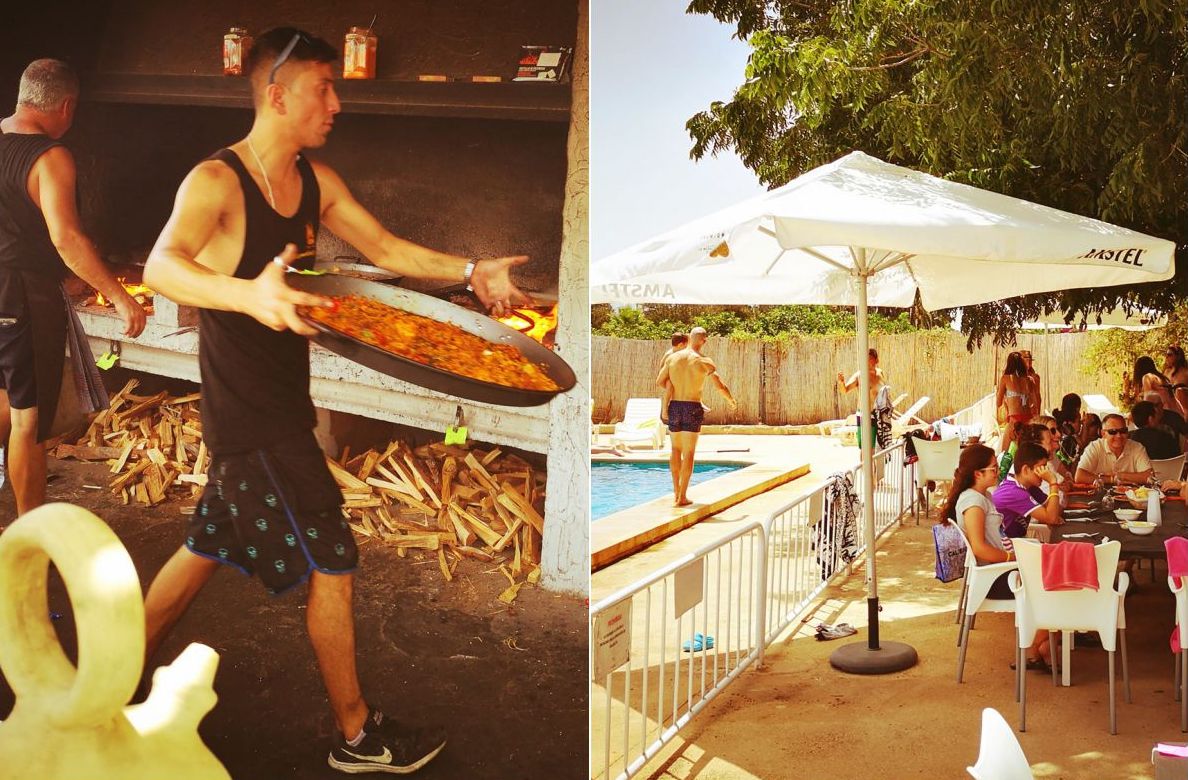 Disfrutando de una paella en Denia junto a la familia. Fotos: Facebook. Disfrutando de una paella en Denia junto a la familia. Fotos: Facebook.