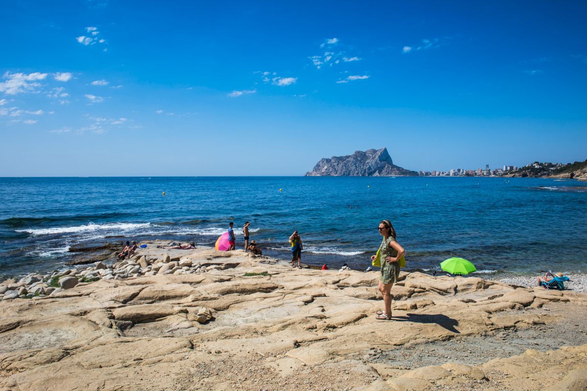 Ambiente en cala Baladrar, en Benissa, Alicante. Ambiente en cala Baladrar, en Benissa, Alicante.