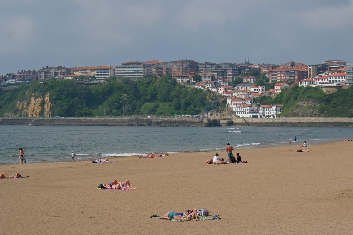 Playa de Ereaga, en Getxo, Vizcaya. Playa de Ereaga, en Getxo, Vizcaya.