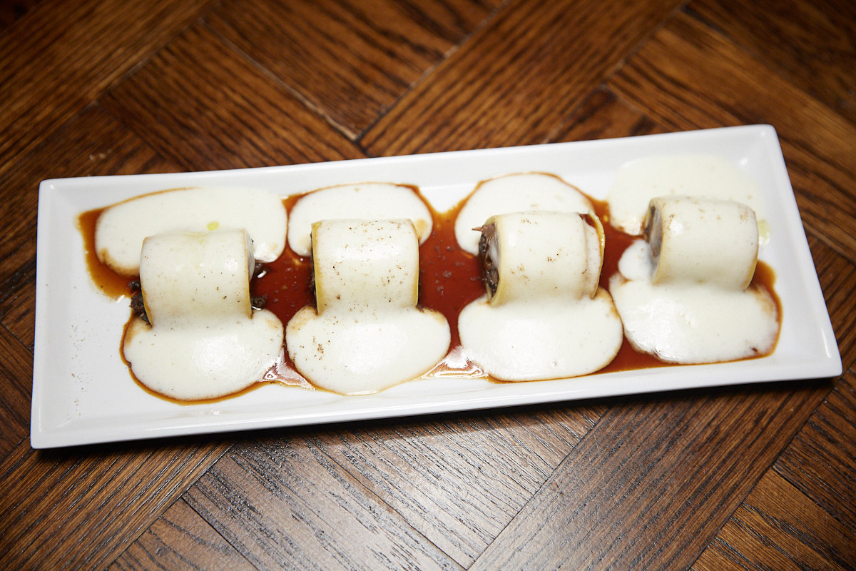 Canelones de cola de vaca. Canelones de cola de vaca.