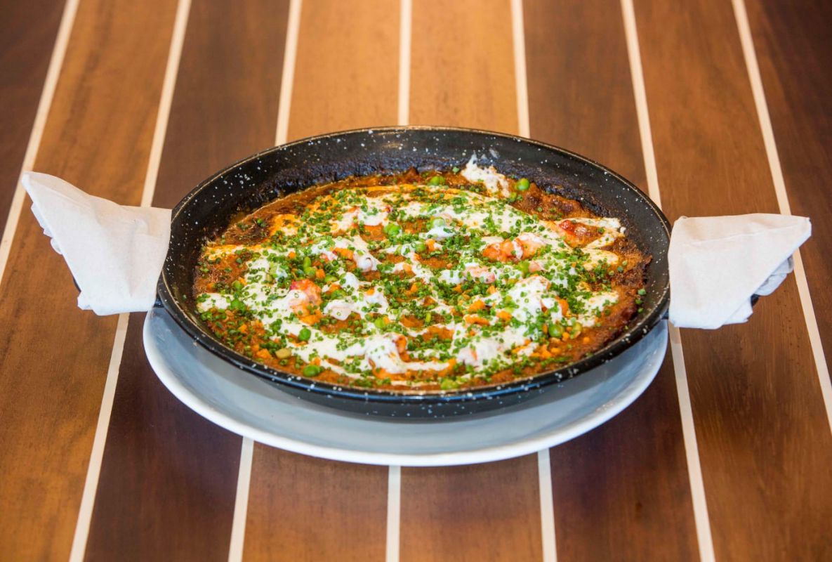 Arroz con bogavante Señorito del restaurante Cormorán by Sergi Arola, en Santander. Foto: Cormorán by Sergi Arola. Arroz con bogavante Señorito del restaurante Cormorán by Sergi Arola, en Santander. Foto: Cormorán by Sergi Arola.