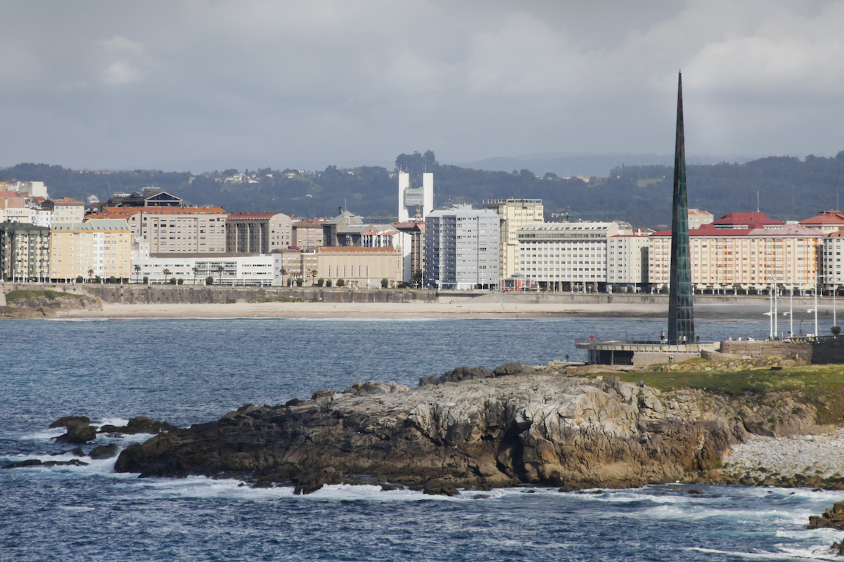 Vista de A Coruña. Vista de A Coruña.