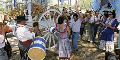 Romería de El Rocío. Romería de El Rocío.
