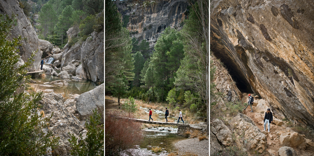 Ruta por la garganta del Parrisal, ascendiendo hasta el nacimiento del río Matarraña (Beceite). Ruta por la garganta del Parrisal, ascendiendo hasta el nacimiento del río Matarraña (Beceite).