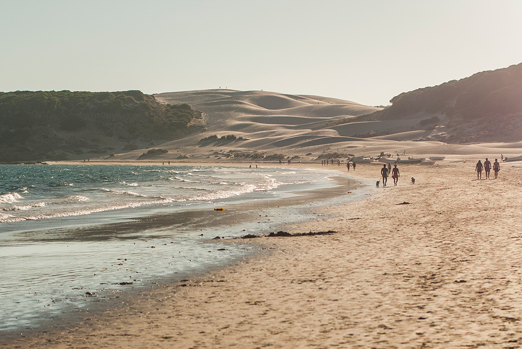 La impresionante Playa de Bolonia. La impresionante Playa de Bolonia.