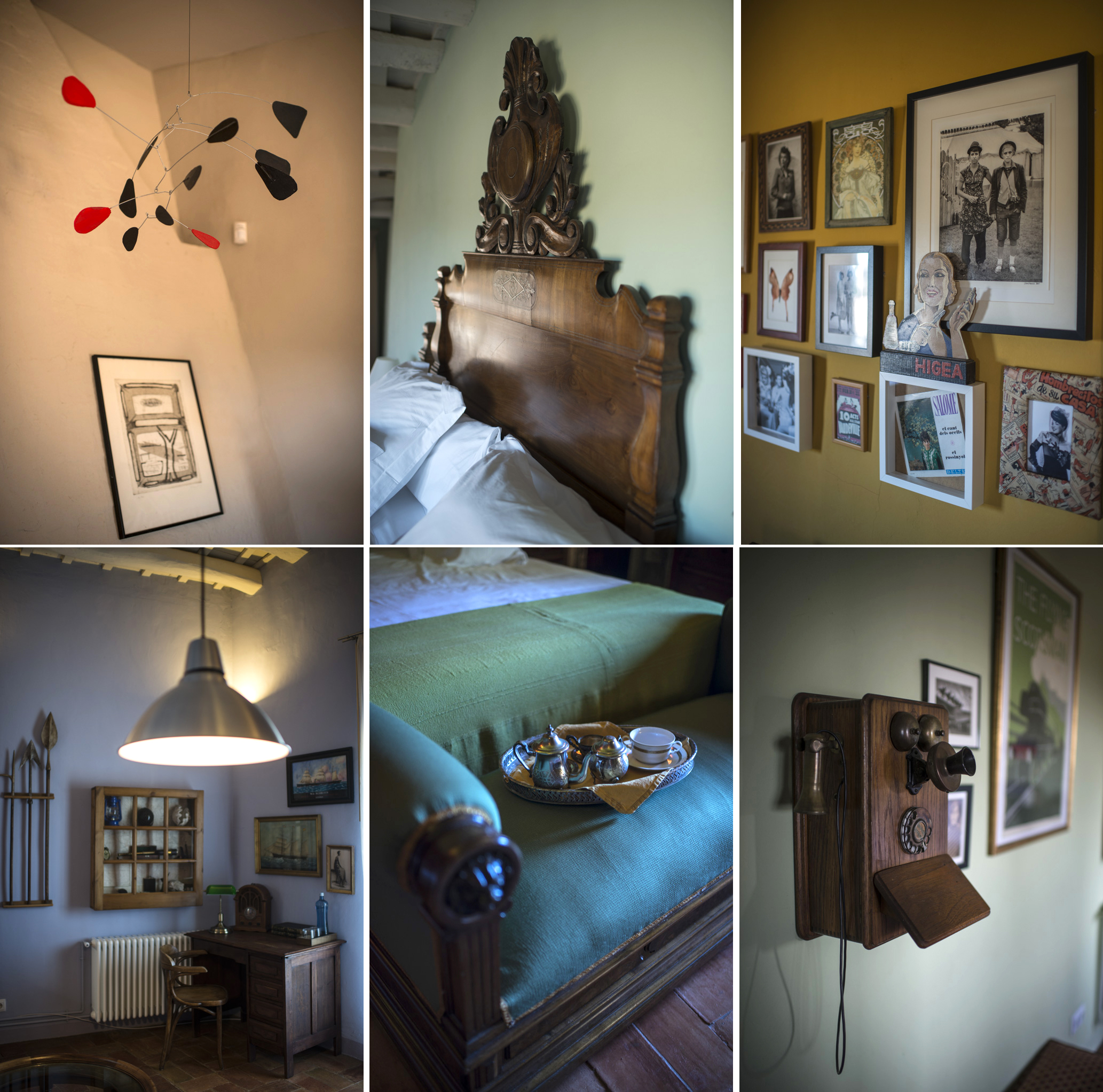 La ambientación de las habitaciones está ideada como si fueran un escenario teatral. La ambientación de las habitaciones está ideada como si fueran un escenario teatral.