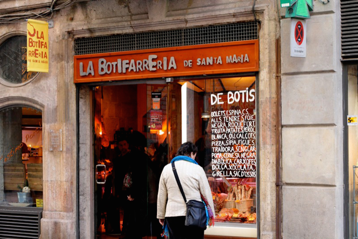 La botifarrería de Santa María. La botifarrería de Santa María.