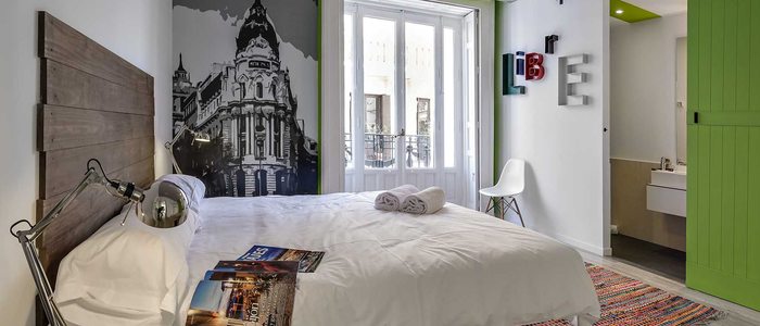 Habitación deluxe de U-hostels. Habitación deluxe de U-hostels.