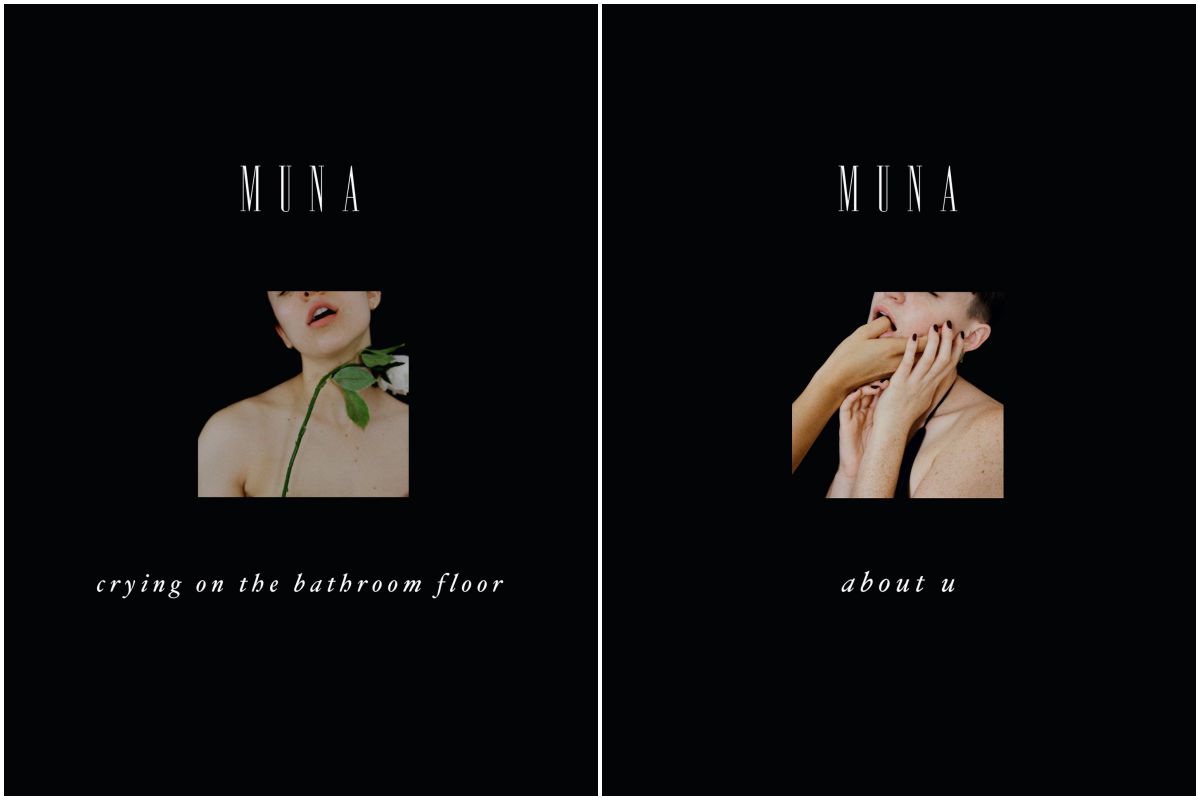 Portada y contraportada del disco del trío femenino Muna. Portada y contraportada del disco del trío femenino Muna.