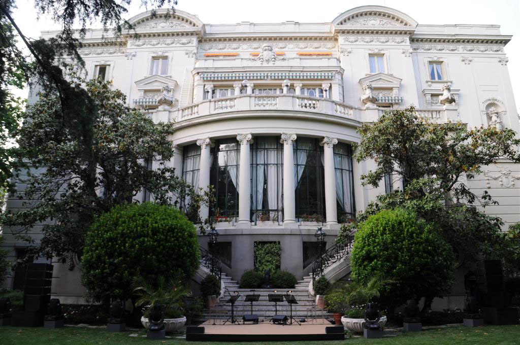 Fachada principal de la sede de la embajada de Italia en Madrid. Foto: Cedida. Fachada principal de la sede de la embajada de Italia en Madrid. Foto: Cedida.