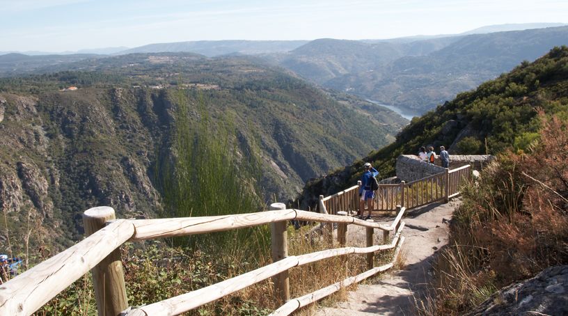 Los cañones del Sil en todo su esplendor. Foto: Turismo de Ribeira Sacra. Los cañones del Sil en todo su esplendor. Foto: Turismo de Ribeira Sacra.