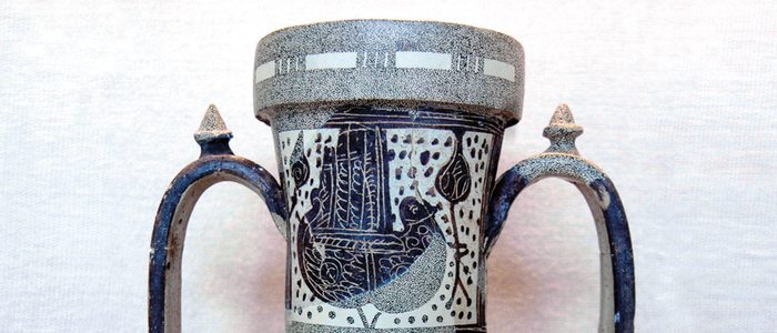 Cerámica esgrafiada en el Museo de Siyasa de Cieza. Cerámica esgrafiada en el Museo de Siyasa de Cieza.