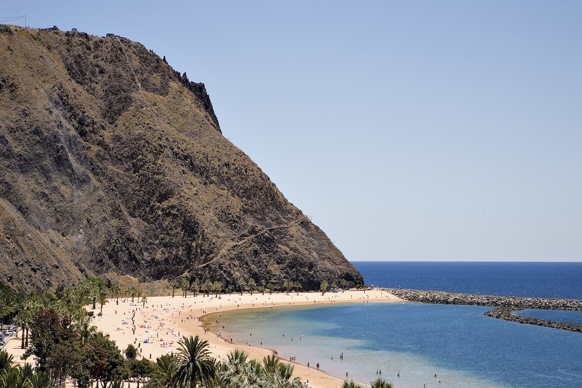 Playa de las Teresitas. Playa de las Teresitas.