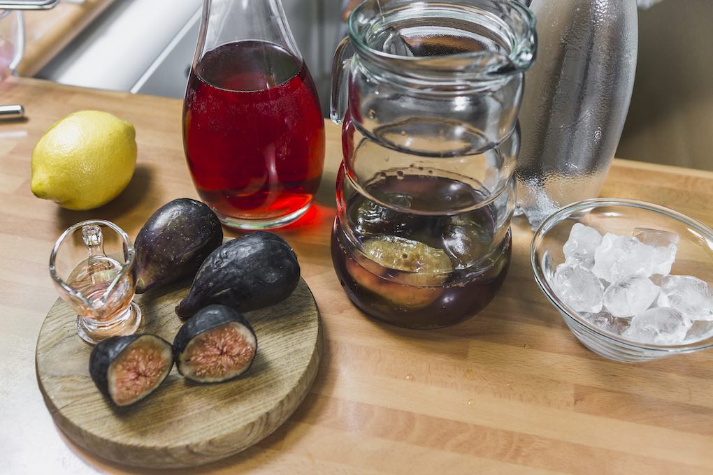 Ingredientes para la sangría. Ingredientes para la sangría.