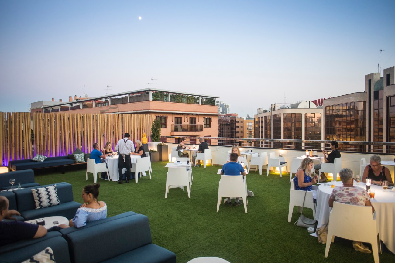 Azotea 'La Terracita del SH Valencia Palace': ambiente en la terraza Azotea 'La Terracita del SH Valencia Palace': ambiente en la terraza