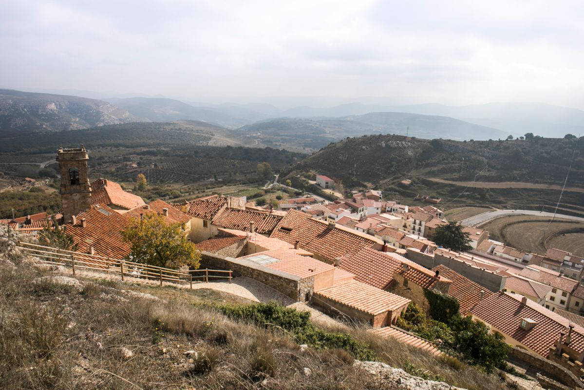 Los tejados y el paisaje de Culla, en Alto Maestrazgo, Castellón. Foto: Eva Máñez Los tejados y el paisaje de Culla, en Alto Maestrazgo, Castellón. Foto: Eva Máñez