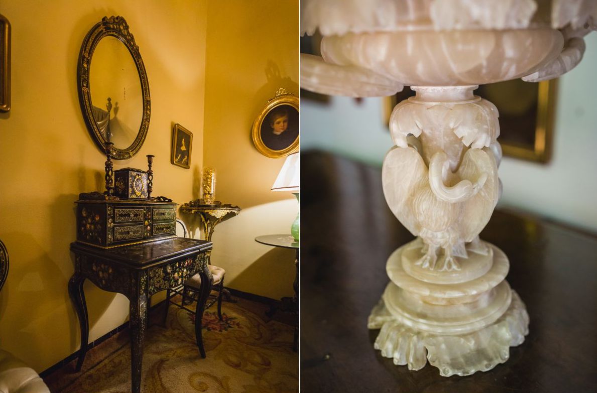 La colección de bienes del palacio perteneció a las familias nobles de los Villaseca y los Saavedra. La colección de bienes del palacio perteneció a las familias nobles de los Villaseca y los Saavedra.