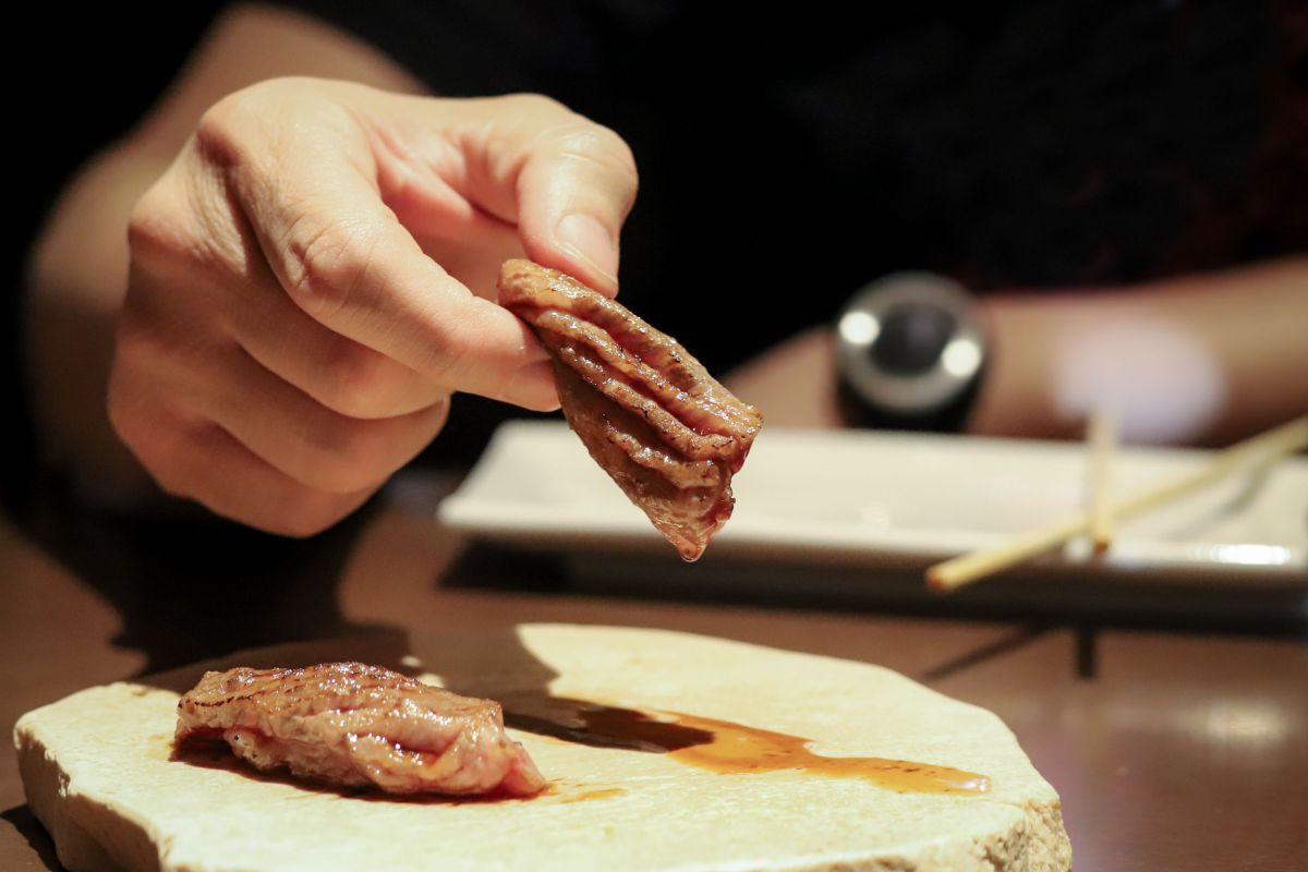 El 'nigiri' de wagyu, soberbio. El 'nigiri' de wagyu, soberbio.
