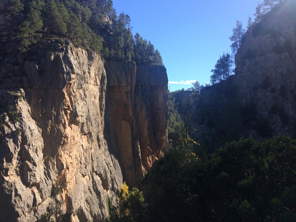 Las vistas del cañón nos hacen detenernos. Las vistas del cañón nos hacen detenernos.