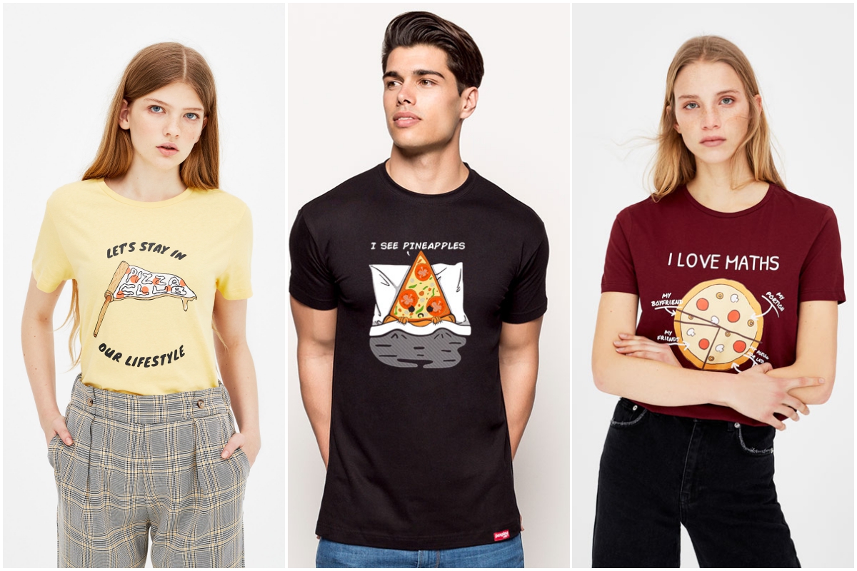 Las camisetas son un instrumento reivindicativo de un plato que no es tan basura como se le pinta (Pull&Bear y Pumpling.com). Las camisetas son un instrumento reivindicativo de un plato que no es tan basura como se le pinta (Pull&Bear y Pumpling.com).