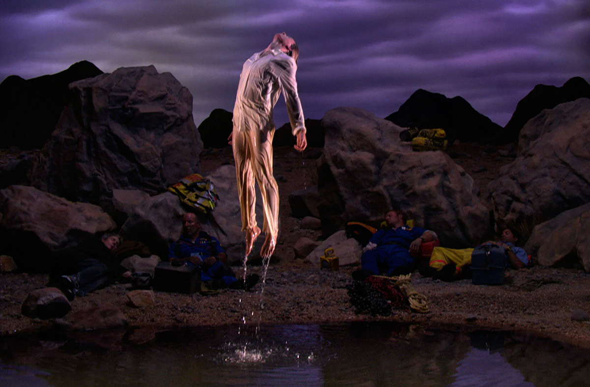 Primera luz (First Light), 2002, de Bill Viola. (Imagen cedida por el Museo) Primera luz (First Light), 2002, de Bill Viola. (Imagen cedida por el Museo)