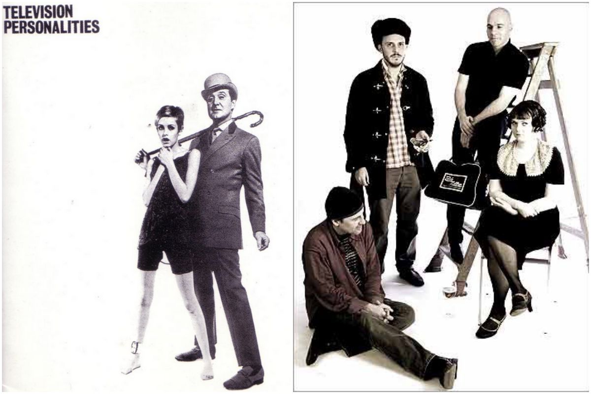 La portada de Television Personalities, y un retrato con atmósfera de la Inglaterra victoriana. Fotos: Facebook. La portada de Television Personalities, y un retrato con atmósfera de la Inglaterra victoriana. Fotos: Facebook.