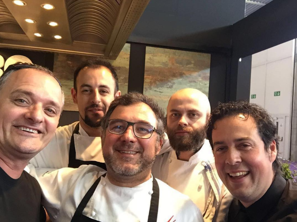 Albert Raurichs (centro) junto a Borja García (a su derecha). Foto: Instagram. Albert Raurichs (centro) junto a Borja García (a su derecha). Foto: Instagram.