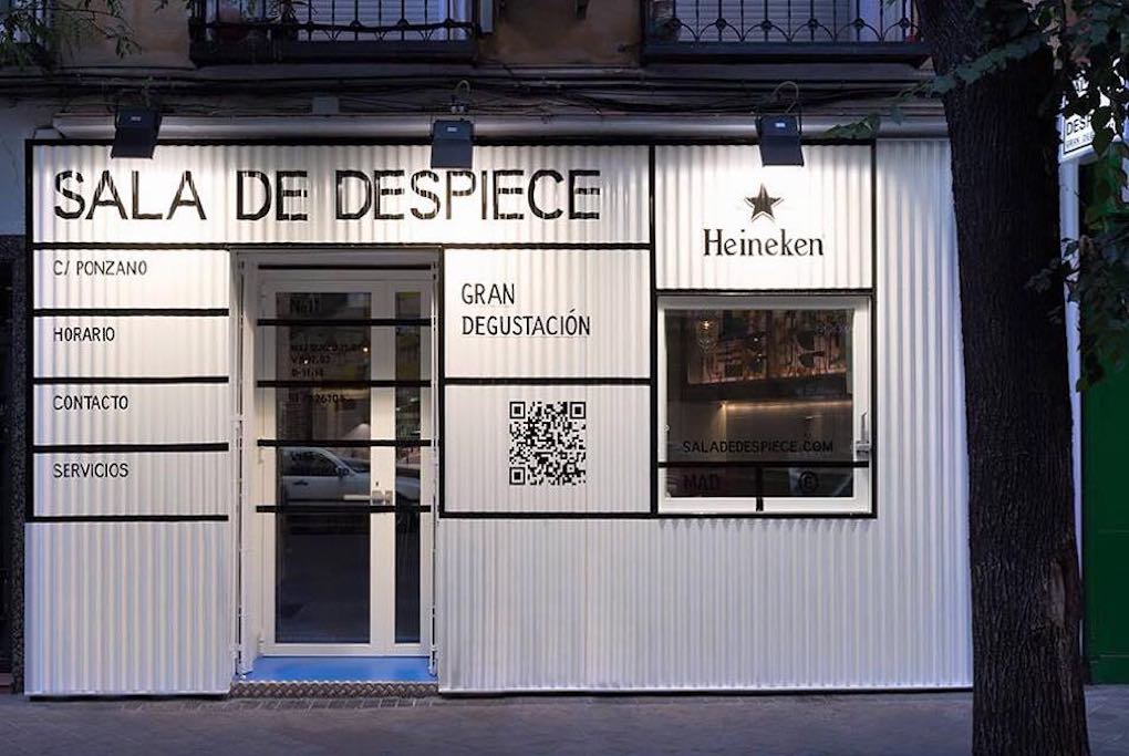 El local de 'Sala de Despiece' simula una especie de lonja donde probar tapas deliciosas. Foto: Facebook. El local de 'Sala de Despiece' simula una especie de lonja donde probar tapas deliciosas. Foto: Facebook.