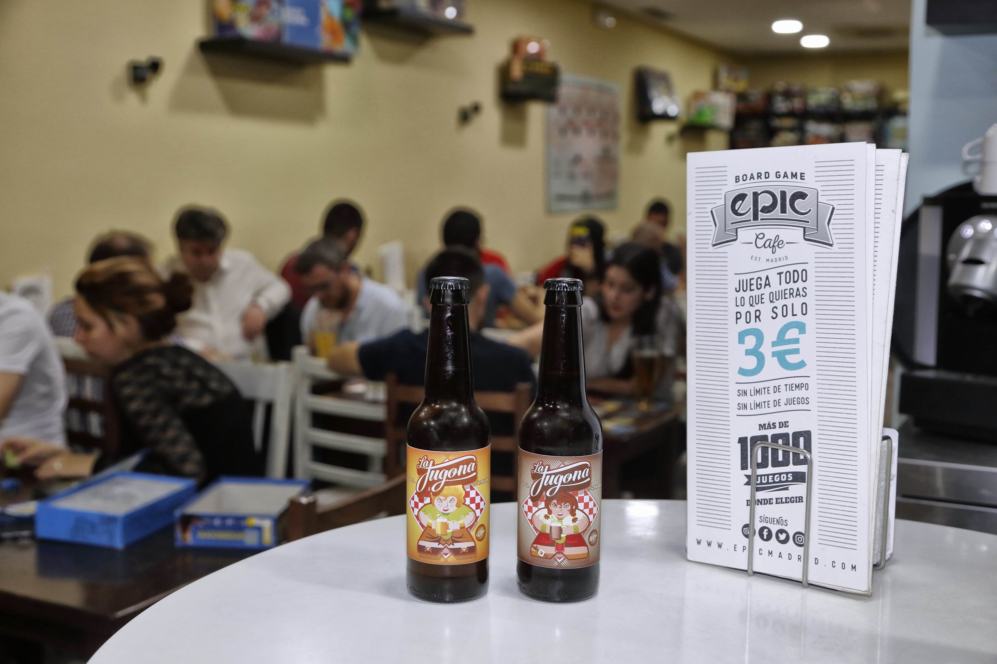 En el 'Epic' tienen su propia marca de cerveza artesanal. En el 'Epic' tienen su propia marca de cerveza artesanal.