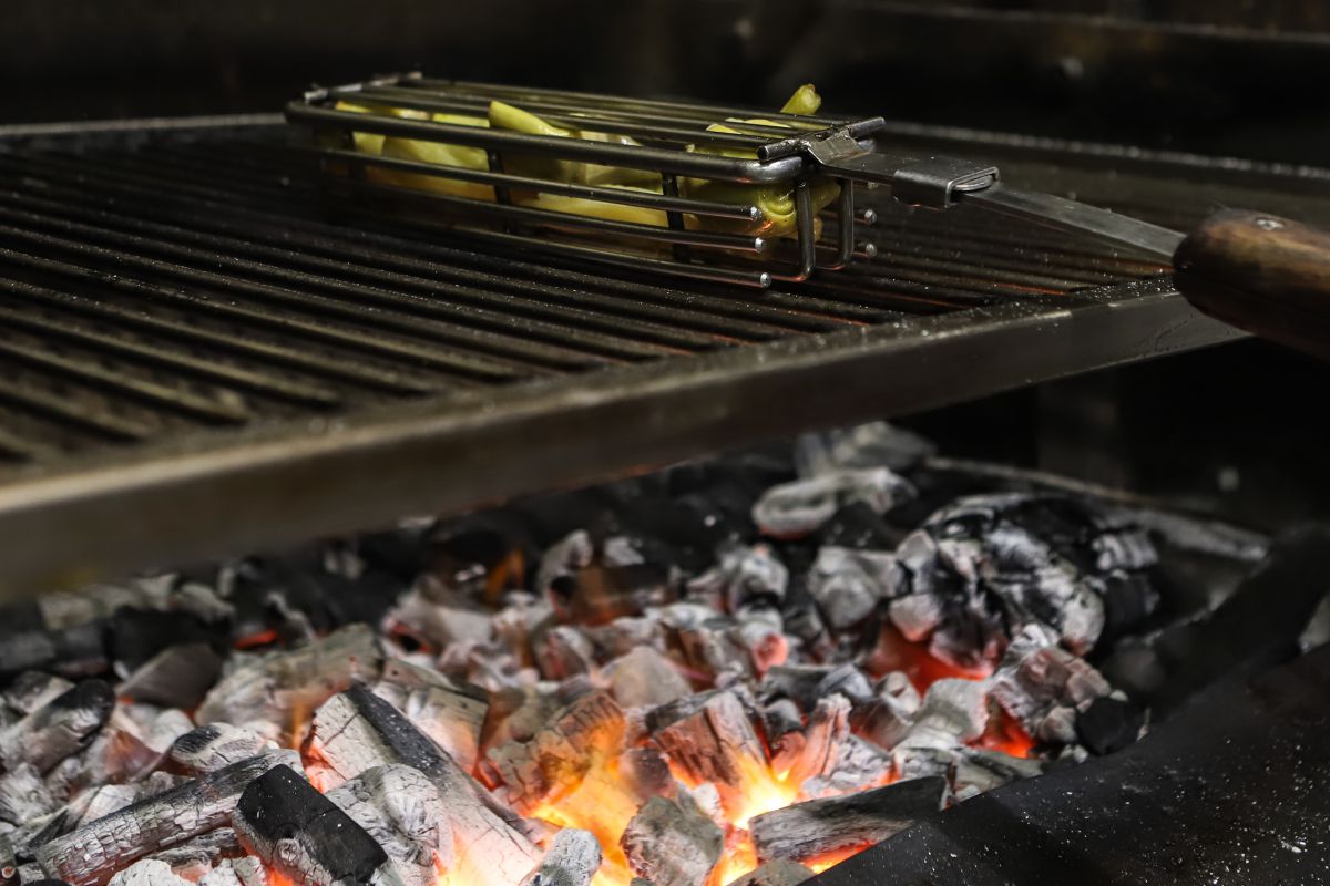 Alcachofas a la parrilla. Alcachofas a la parrilla.