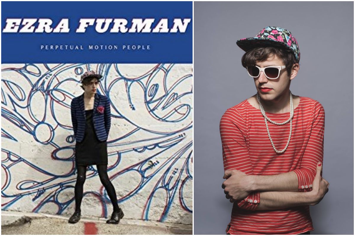 Portada del disco de Ezra Furman y una foto de uno de sus looks actuales. Portada del disco de Ezra Furman y una foto de uno de sus looks actuales.