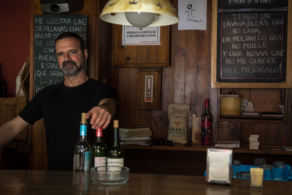 Pedro Llamosas está a cargo del famoso bar. Pedro Llamosas está a cargo del famoso bar.