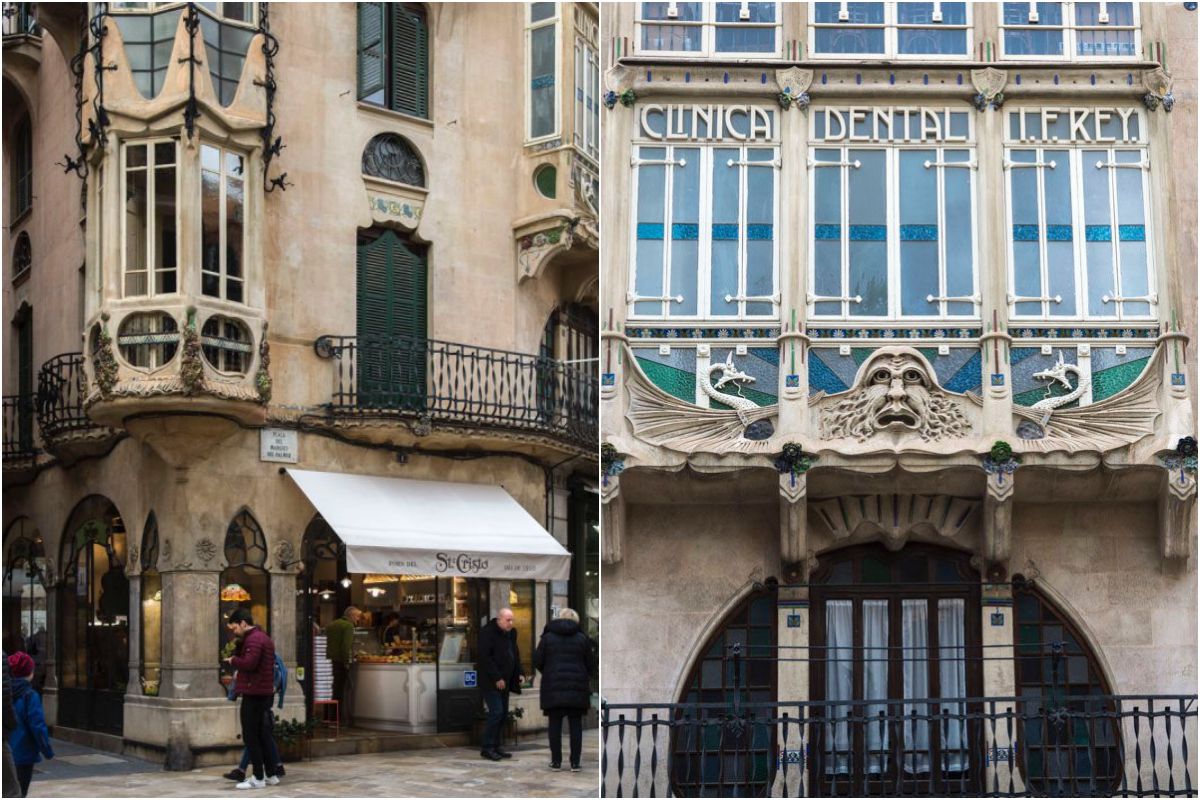 Hasta el 'Horno Santo Cristo' del edificio modernista Can Forteza Rey peregrinan muchos adictos a las ensaimadas. Hasta el 'Horno Santo Cristo' del edificio modernista Can Forteza Rey peregrinan muchos adictos a las ensaimadas.