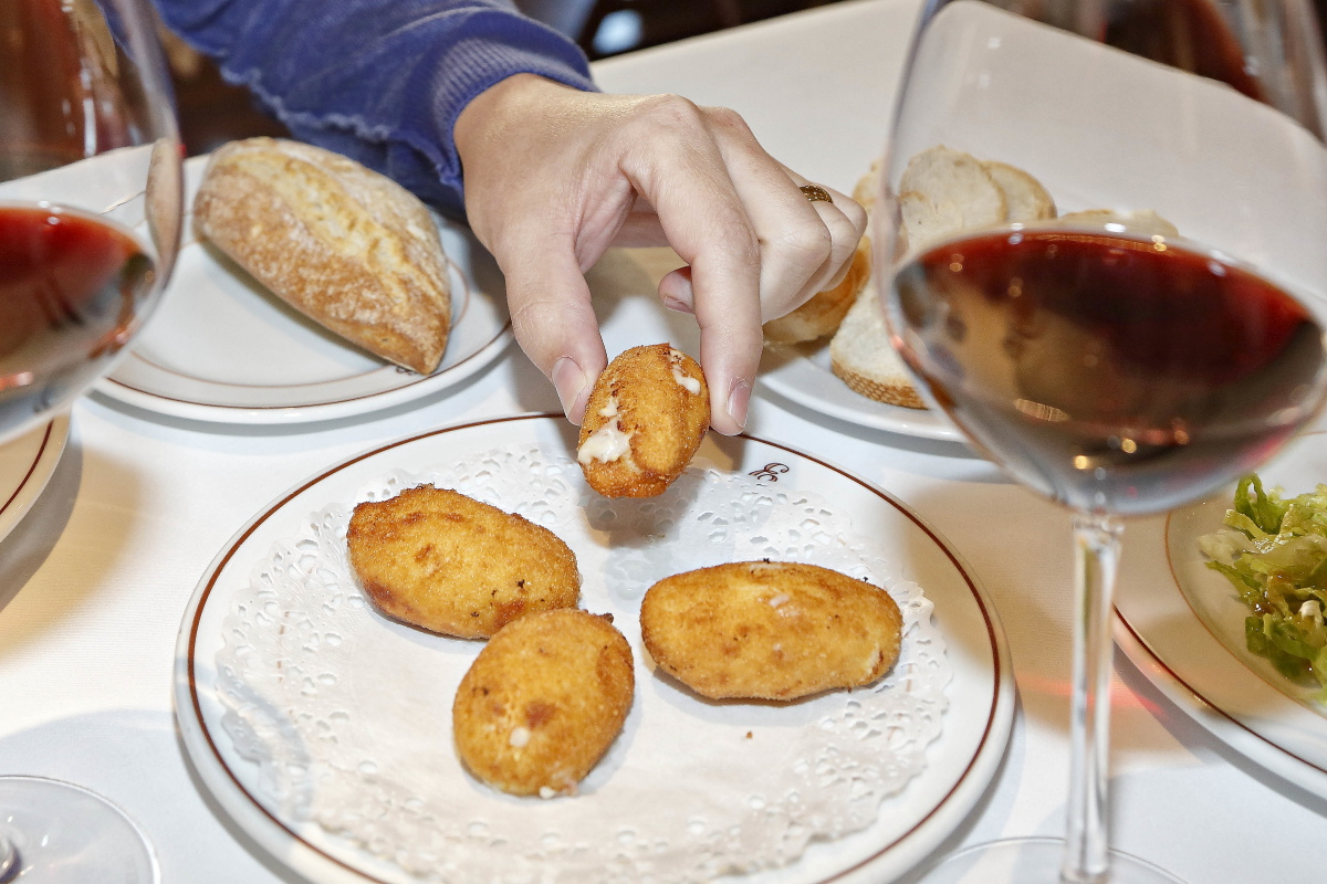 Restaurante 'Tradición Echaurren'. Las croquetas de Marisa Sánchez Restaurante 'Tradición Echaurren'. Las croquetas de Marisa Sánchez