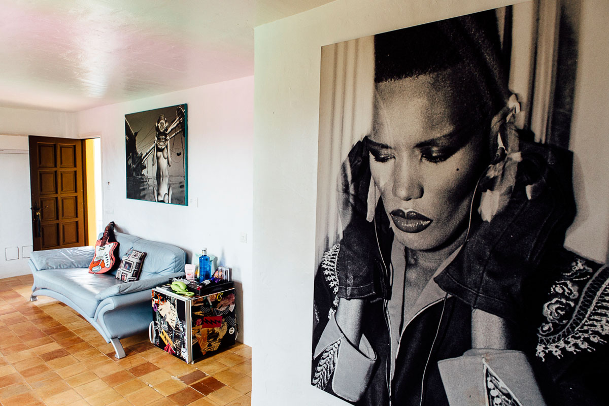 Retrato de Grace Jones hecho por Victor Spinelli. Retrato de Grace Jones hecho por Victor Spinelli.