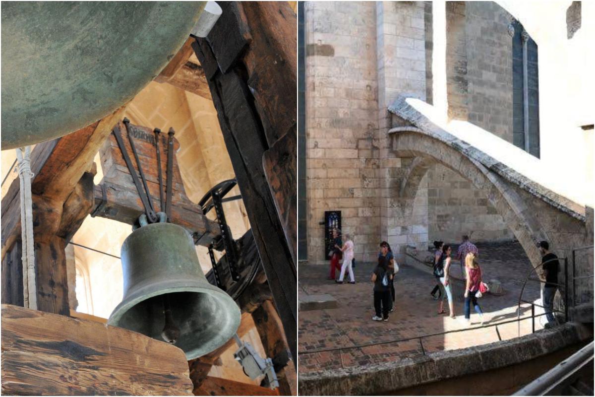 Para subir a las terrazas hay que superar 215 escalones. Foto: La Catedral de Mallorca. Para subir a las terrazas hay que superar 215 escalones. Foto: La Catedral de Mallorca.