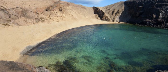 Playa del Papagayo, Lanzarote. Playa del Papagayo, Lanzarote.