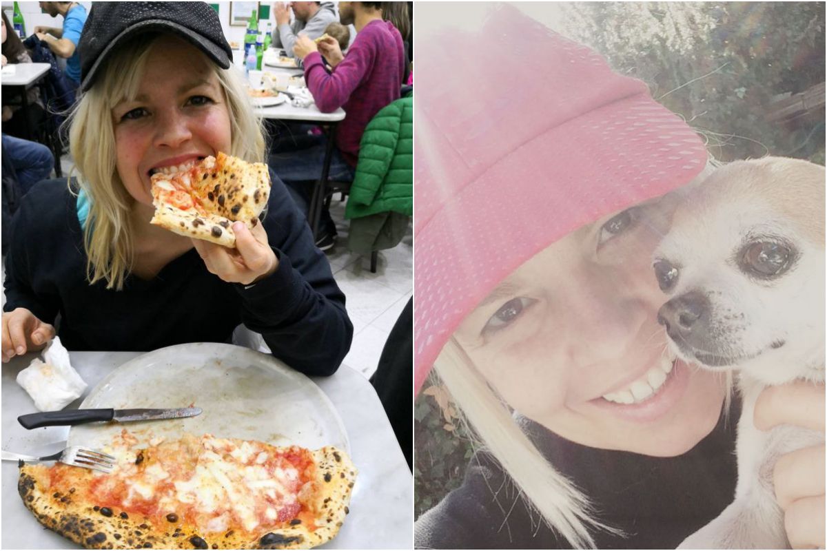 Dos pasiones, la comida italiana y los animales. Fotos: Instagram. Dos pasiones, la comida italiana y los animales. Fotos: Instagram.