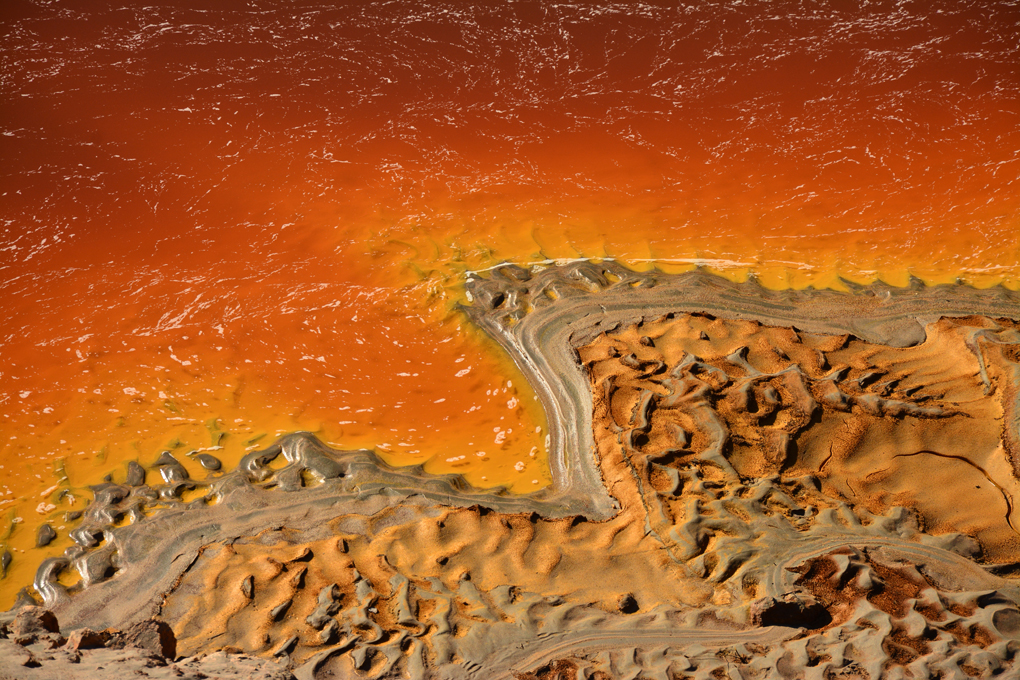 No es Marte, es el Río Tinto en Huelva. Foto: Shutterstock. No es Marte, es el Río Tinto en Huelva. Foto: Shutterstock.
