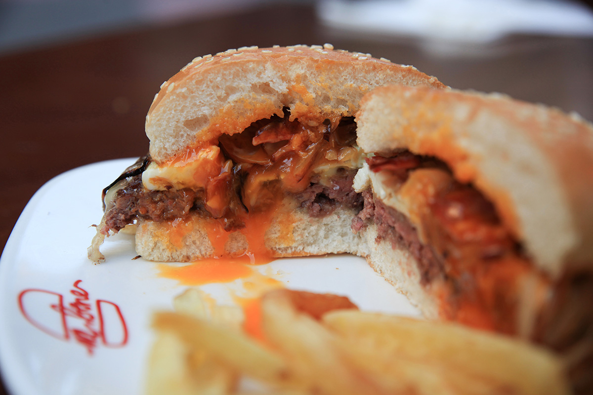 Son las hamburguesas míticas de la ciudad. Son las hamburguesas míticas de la ciudad.