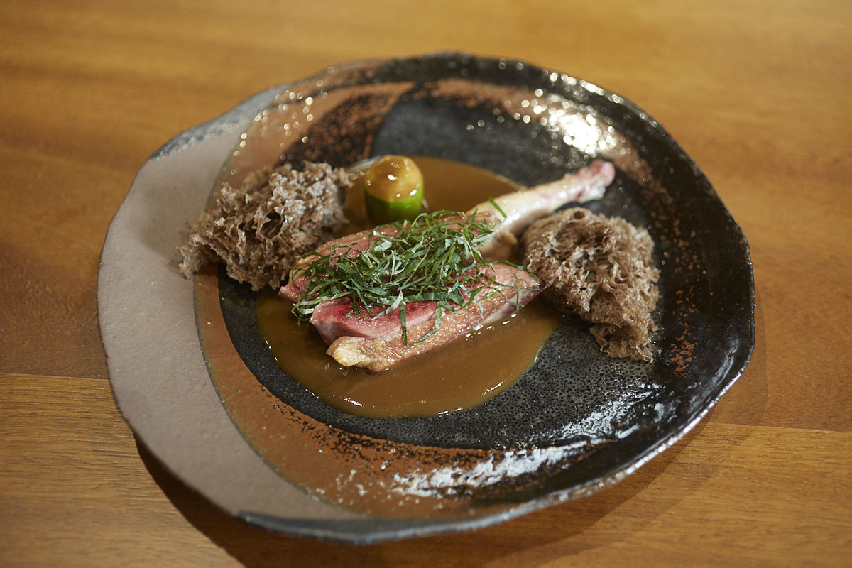 El Pichón de la família Tatjé asado y sus interiores. El Pichón de la família Tatjé asado y sus interiores.