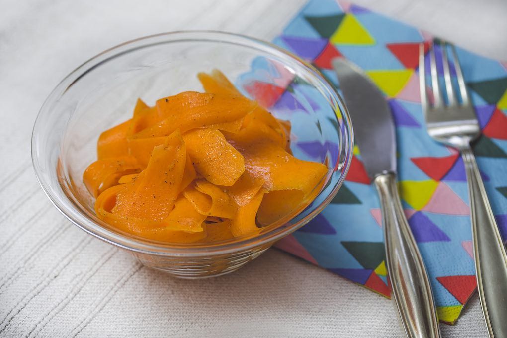 Ensalada de zanahoria con aceite de argana. Ensalada de zanahoria con aceite de argana.